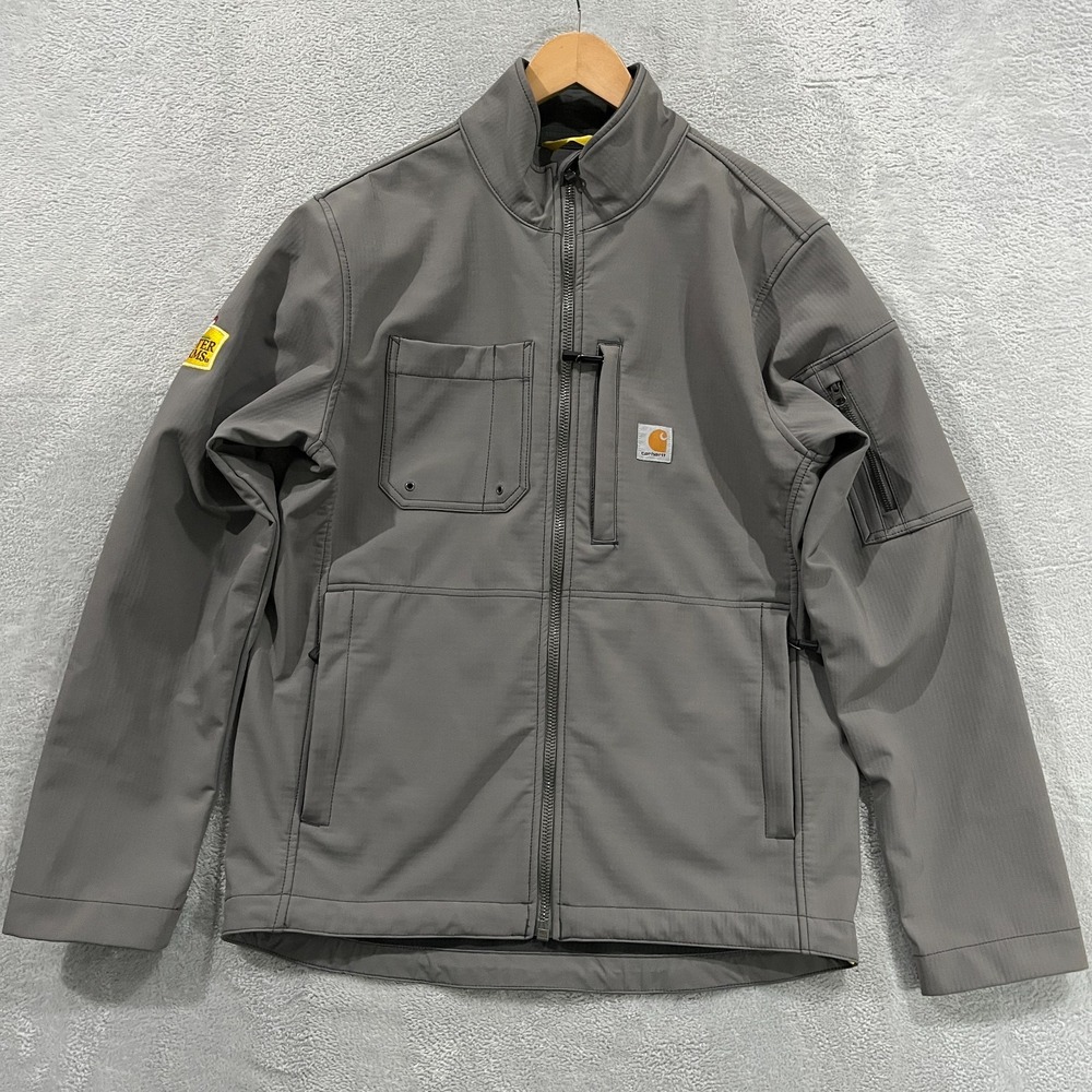 Carhartt Jacket‎ Mens M Slim Rough Cut Soft Shell Workwear Outdoors 102703